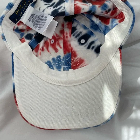SOLD// Polo Ralph Lauren Tie-dye Logo Cap - Picture 11 of 13